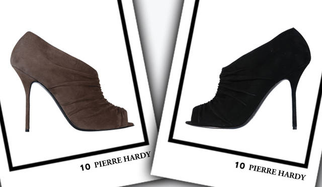 <strong>PIERRE HARDY｜ピエール アルディ</strong>　ブーティ　各[H11cm]　8万7150円（参考価格）（ともにピエール アルディ／ステディ スタディ）