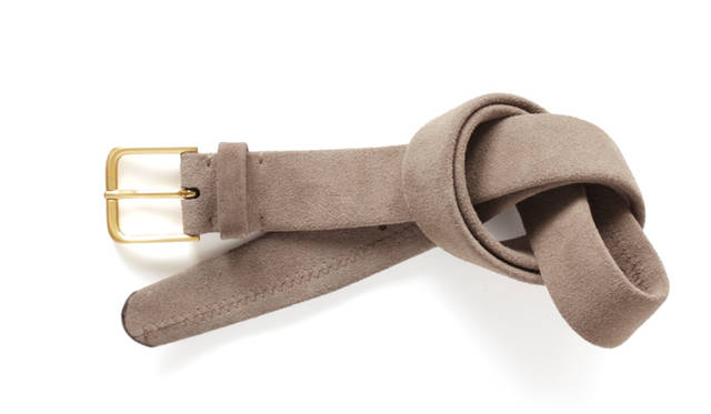 <strong>UNITED ARROWS｜ユナイテッドアローズ</strong>　<b>ロンギ</b> ベージュスエードベルト2万3100円