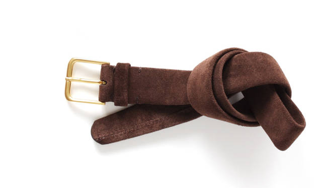 <strong>UNITED ARROWS｜ユナイテッドアローズ</strong>　<b>ロンギ</b> 茶スエードベルト2万3100円