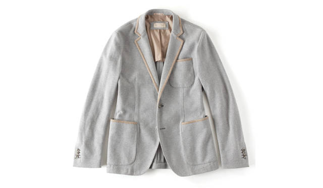 <strong>RROZESTT｜ロゼスト</strong>　<b> ステファノ アレッシ バイ ベッロ</b>　グレーパイピングジャケット6万8250円