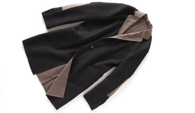 <strong>RROZESTT｜ロゼスト</strong> 　<b>フガート</b>　チャコールエルボーパッチ付きコート9万4500円