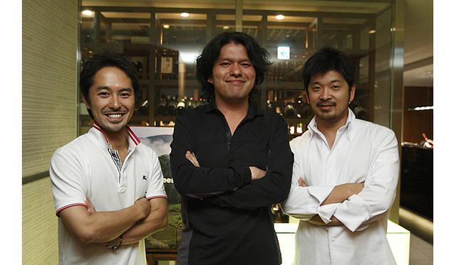 more trees｜左からmore trees事務局長 水谷伸吉さん、ゲームクリエイター 飯野賢治さん、『Restaurant-I』オーナーシェフ 松嶋啓介さん