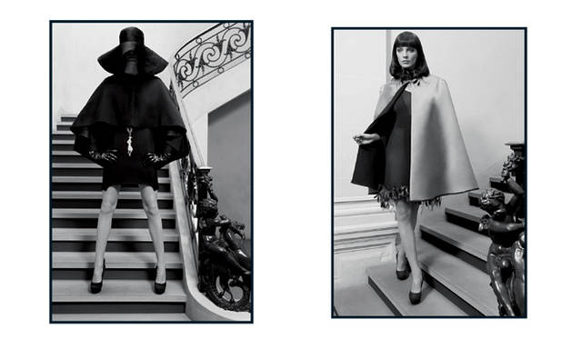 <strong>YVES SAINT LAURENT｜イヴ・サンローラン</strong>　2010-2011年秋冬「マニフェスト」より。クリエイティブ・ディレクターであるステファノ・ピラーティのディレクションのもと、フォトグラファーにはイネズ・ヴァン・ラムズウィールド＆ヴィヌード・マタディン、モデルにはダリア・ウェーボウイが抜擢された。　Courtesy of Yves Saint Laurent