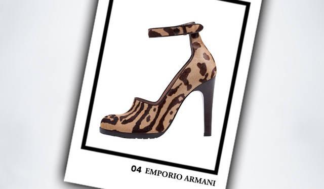 <strong>EMPORIO ARMANI｜エンポリオ アルマーニ</strong>　ストラップシューズ　[H11cm]　8万9250円（エンポリオ アルマーニ／ジョルジオ アルマーニ ジャパン）