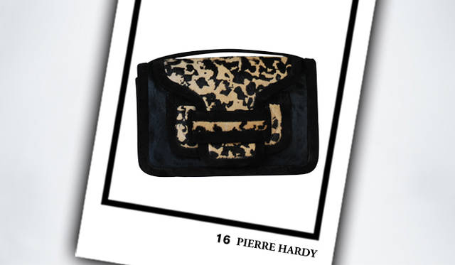 <strong>PIERRE HARDY｜ピエール アルディ</strong>　クラッチバッグ　[W21×H13.5×D5cm]　9万4500円（参考価格）（ピエール アルディ／ステディ スタディ）