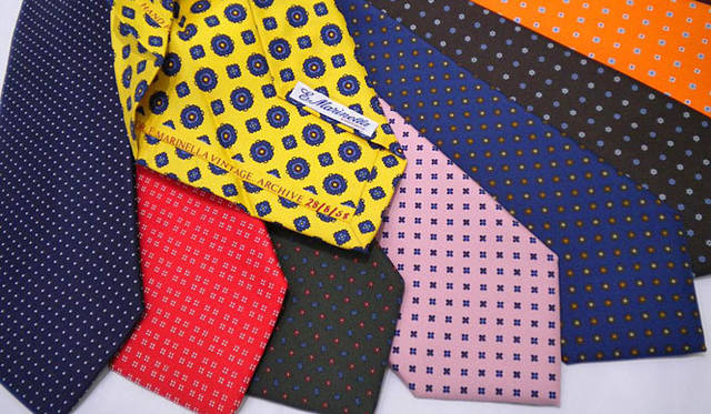 <b>E.MARINELLA NAPOLI｜マリネッラ</b>　『マリネッラ ナポリ 東京ミッドタウン店』 では、1年に2回ネクタイの受注会を開催