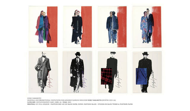 <strong>Tokyo Graphic Passport 2010</strong>　Yohji Yamamoto Invitations designed by Paul Boudens