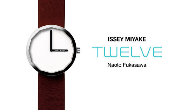 <strong>ISSEY MIYAKE｜イッセイ ミヤケ</strong>「TWELVE」のラージモデル。クォーツ、SSケース×ダークブラウン皮バンド、 2針ラージ、31.500円、10月発売予定