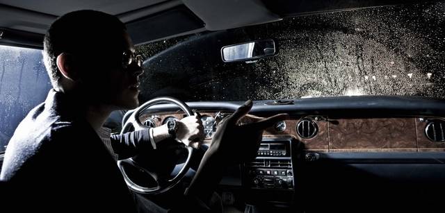 <strong>Franck Muller｜フランク・ミュラー</strong> 「コンキスタドール・グランプリ　クロノグラフ」自動巻き、チタンケース×クロコダイルストラップ、231万円<br />撮影協力｜ガラージュボーラ Tel. 03-3850-2283