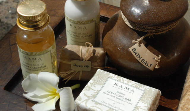 <strong>The Oberoi｜オベロイ</strong> オベロイはインドの名門ホテルチェーン。アメニティもエキゾチックなインドブランド