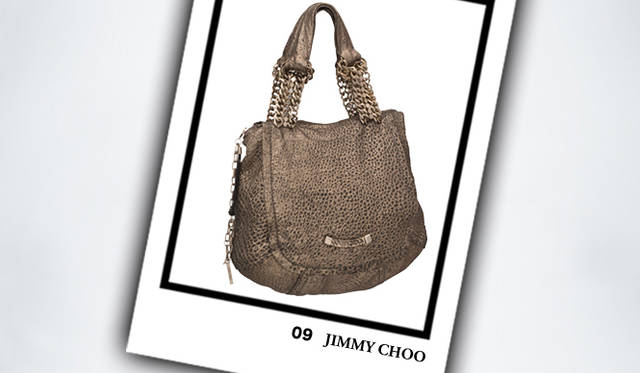 <strong>JIMMY CHOO｜ジミーチュウ</strong>　「NICA」 （Sサイズ） [W32×H28×D12cm]　19万50円（JIMMY CHOO）