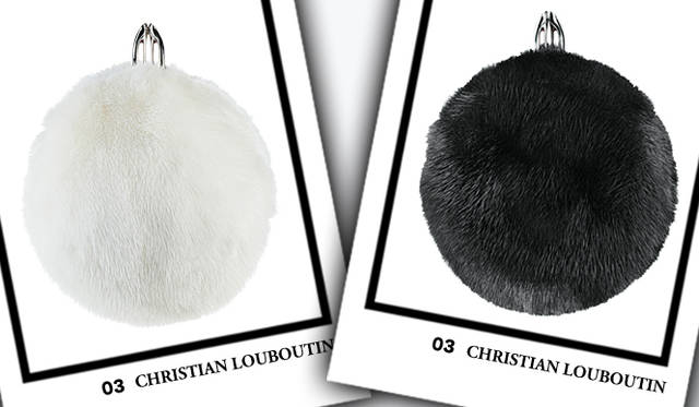 <strong>CHRISTIAN LOUBOUTIN｜クリスチャン ルブタン</strong>　バッグ 各 [W13×H13cm]　14万9100円（ともにクリスチャン ルブタン／クリスチャンルブタン ジャパン）