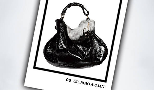<strong>GIORGIO ARMANI｜ジョルジオ アルマーニ</strong>　バッグ [W45×H31×D20cm]　25万2000円（ジョルジオ アルマーニ／ジョルジオ アルマーニ ジャパン）