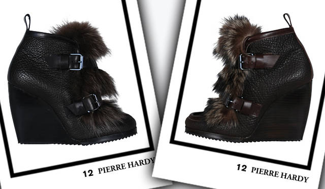 <strong>PIERRE HARDY｜ピエール アルディ</strong>　ブーティ　各[H10.5cm]　16万5900円（参考価格）（ともにピエール アルディ／ステディ スタディ）
