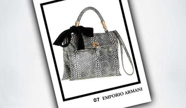 <strong>EMPORIO ARMAN｜エンポリオ アルマーニ</strong>　バッグ [W31×H21×D9cm]　9万4500円（エンポリオ アルマーニ／ジョルジオ アルマーニ ジャパン）