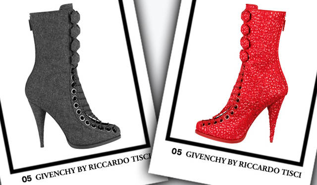<strong>GIVENCHY BY RICCARDO TISCI｜ジバンシィ バイ リカルド ティッシ</strong>　ショートブーツ 各[H12cm]　25万2000円（ジバンシィ バイ リカルド ティッシ／サードカルチャー）