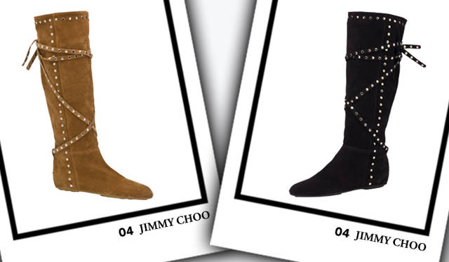 <strong>JIMMY CHOO｜ジミーチュウ</strong>　「WALK」（キャメルスエード、ブラックスエード） 各　10万9200円（ともにJIMMY CHOO）