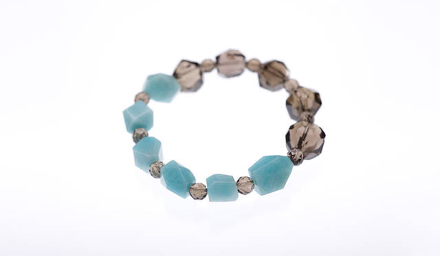 <strong>espressivo｜エスプレッシーヴォ</strong> アマゾナイト×スモーキークオーツ 1万5800円