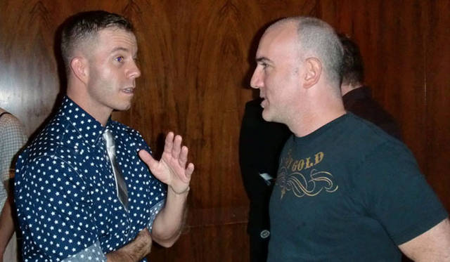 <strong>マシュー・ワォルドマン｜ニューヨーク ファッションウィーク</strong>　Marlon Gobelと記念撮影