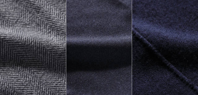 <strong>BOGLIOLI｜ボリオリ</strong>　右｜WIGHT 9万9750円、中｜K JACKET 15万7500円、左｜VINEGAR 16万8000円