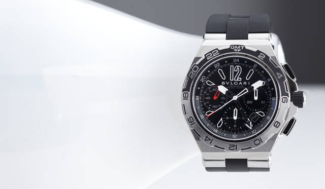 <strong>BVLGARI｜ブルガリ</strong> ディアゴノ X-PRO 自動巻き、SSケース×ラバーブレスレット、100m防水、177万4500円