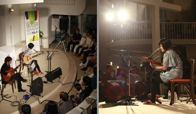 <strong>BOSSA AOYAMAMA 2010</strong>  BOSSA AOYAMAMA 2009　教会内でのライブ