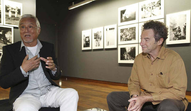 <strong>『3人展 ―Soul Brothers―』</strong>　キャノンギャラリー銀座にて立木義浩氏とベルナール・マチュシエール氏