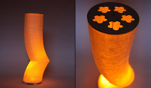 ART｜ミック・イタヤ SUZUMO提灯展＠マイスター 開催　「夜梅-梅」　©小木曽威夫