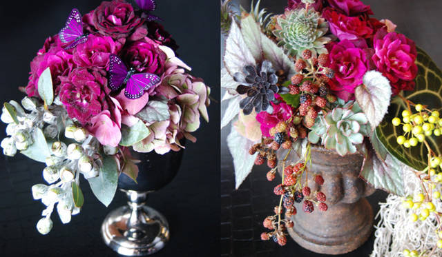 <strong>和気雅美｜FLORALUXE </strong>　 FLORALUXEの秋のテーマカラーは“紫と青”