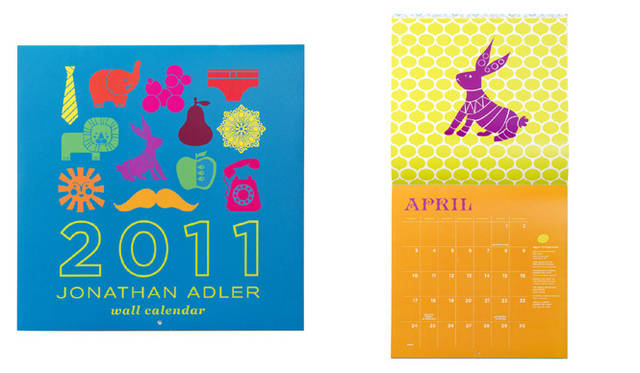 <strong>BARNEYS NEW YORK｜バーニーズ　ニューヨーク</strong>　　「VERY BARNEYS STYLE！ Featuring JONATHAN ADLER」<br>＜NEW ITEM＞ 壁掛け用カレンダー2415円