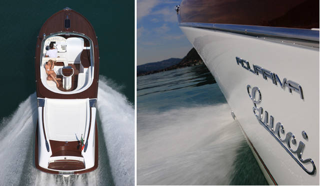 <strong>GUCCI｜グッチ</strong>　オーダーメイドボート「AQUARIVA BY GUCCI」