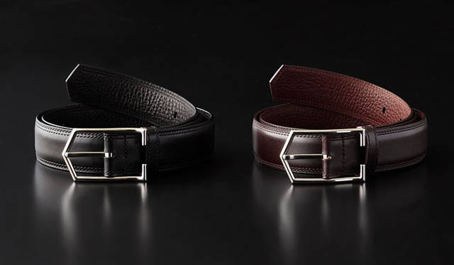 <strong>JOHN LOBB│ジョンロブ</strong>　ベルト 「LASCALA」 各6万7200円 （11月初旬発売予定）