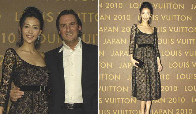 <strong>Louis Vuitton｜ルイ・ヴィトン</strong>　木村佳乃さんとピエトロ・ベッカーリさん　C) Louis Vuitton