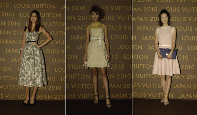 <strong>Louis Vuitton｜ルイ・ヴィトン</strong>　左から、森泉さん、山田優さん、荒川静香さん　C) Louis Vuitton