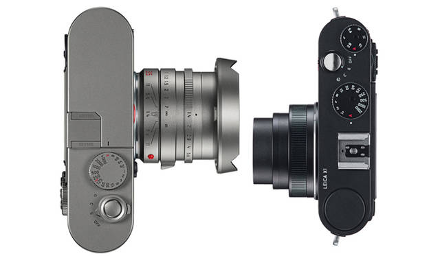 <strong>ライカ｜Leica　左：ライカM9チタン　右：ライカX1ブラック </strong>