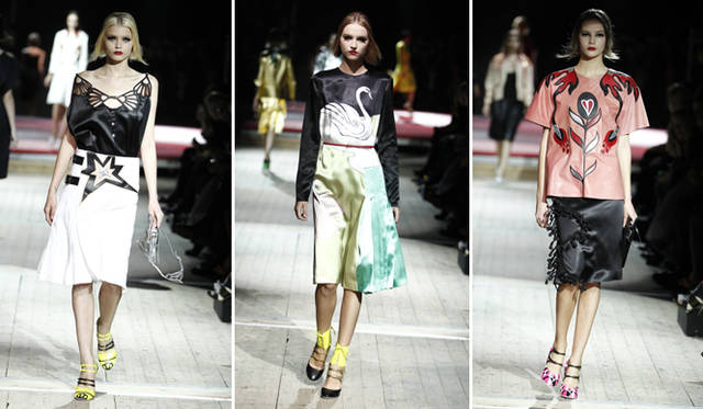 <strong>MIU MIU｜ミュウミュウ</strong>　2011年春夏コレクションより。