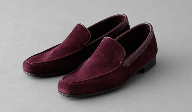 <strong>JOHN LOBB│ジョンロブ</strong>　カラー“Aubergine（オーベルジン）”　ロイヤルパープル×グレー