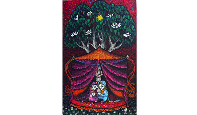 ART｜藤田理麻 来日絵画展　伊勢丹新宿にて開催　『vow』　　©Rima Fujita 2010