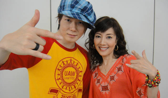 <strong>戸田恵子</strong>｜『今の私をカバンにつめて』大阪千秋楽、無事終了！　おなじみ、植木 豪くんと。