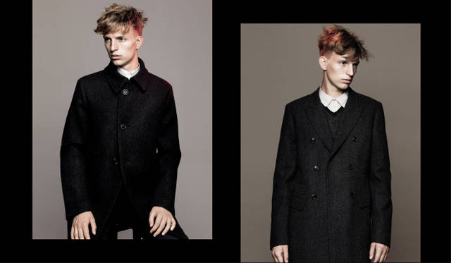 <strong>UNIQLO +J｜ユニクロ プラスジェイ</strong>　左／コート 2万2900円　　右／コート 1万9900円（ともに+J／ユニクロ）