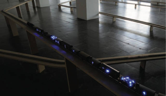 <strong>MIYAJIMA Tatsuo｜宮島達男「Time Train」展　@Six</strong>　　©Tatsuo Miyajima Office