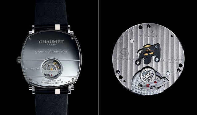 <strong>CHAUMET｜ショーメ</strong> 「ダンディ エディション メトロノーム」　ケース径：38mm、ムーブメント：手巻き、パワーリザーブ：49時間、防水：3気圧　　258万3000円 (2011年1月発売予定)（ショーメ）