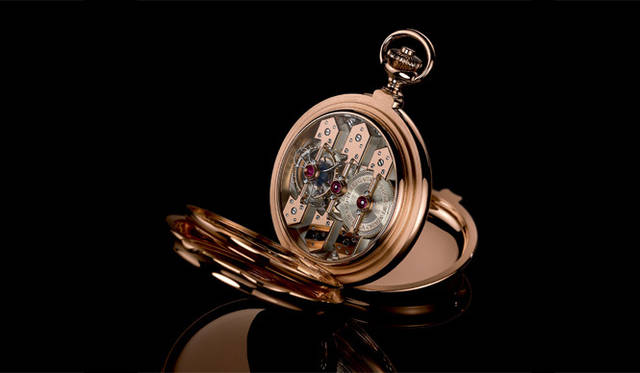 <strong>Girard-Perregaux｜ジラール・ペルゴ</strong> 1860年代にコンスタン・ジラールが開発した「スリー ゴールド　ブリッジ トゥールビヨン」の復刻モデル。