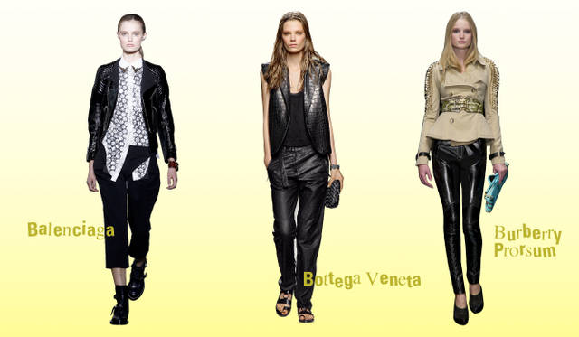 <strong>Keyword 04 “Punk&Rock”</strong>　Balenciaga｜バレンシアガ、Bottega Veneta｜ボッテガ・ヴェネタ、Burberry Prorsum｜バーバリー プローサム