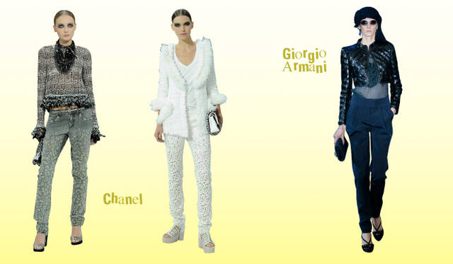<strong>Keyword 04 “Punk&Rock”</strong>　Chanel｜シャネル　©CHANEL、Giorgio Armani｜ジョルジオ アルマーニ