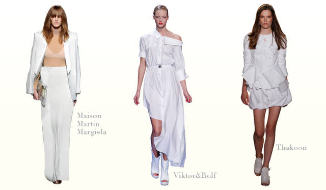 <strong>Keyword 06 “Pure White”</strong>　Maison Martin Margiela｜メゾン マルタン マルジェラ、Viktor&Rolf｜ヴィクター ＆ ロルフ、Thakoon｜タクーン