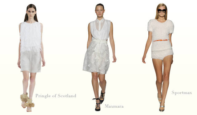 <strong>Keyword 06 “Pure White”</strong>　<strong>Keyword 06 “Pure White”</strong>　Pringle Of Scotland｜プリングル オブ スコットランド、Maxmara｜マックスマーラ、Sportmax｜スポーツマックス