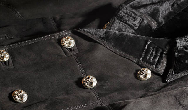 <strong>CHROME HEARTS｜クロムハーツ</strong>　ピーコート（ムートン／バージョンジャパン）85万2600円