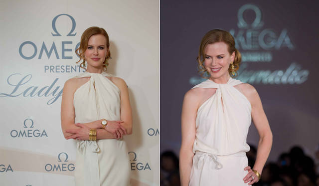 <strong>OMEGA｜オメガ</strong> 会場のステージを優雅にウォーキングしたニコール・キッドマン。