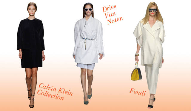 <strong>Keyword 14 “Sleeve Conscious”</strong></br>Calvin Klein Collection｜カルバン・クライン コレクション、Dries Van Noten｜ドリス ヴァン ノッテン、Fendi｜フェンディ